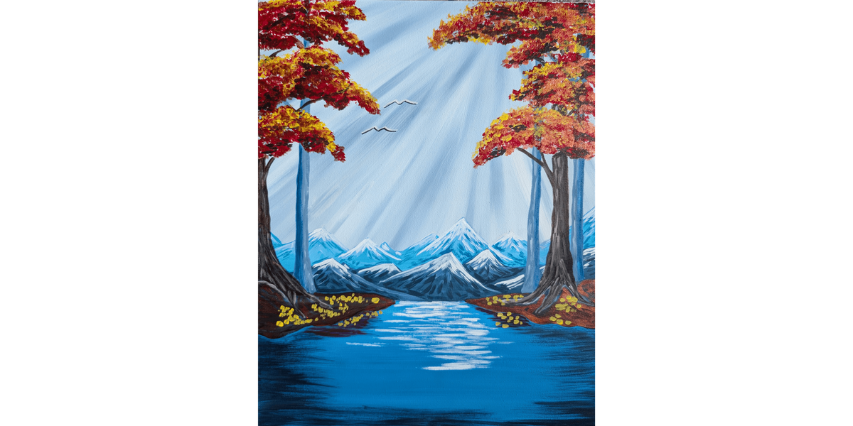 Autumn Mountain Hideaway - Paint and Sip in Houston | Classpop!\u2122