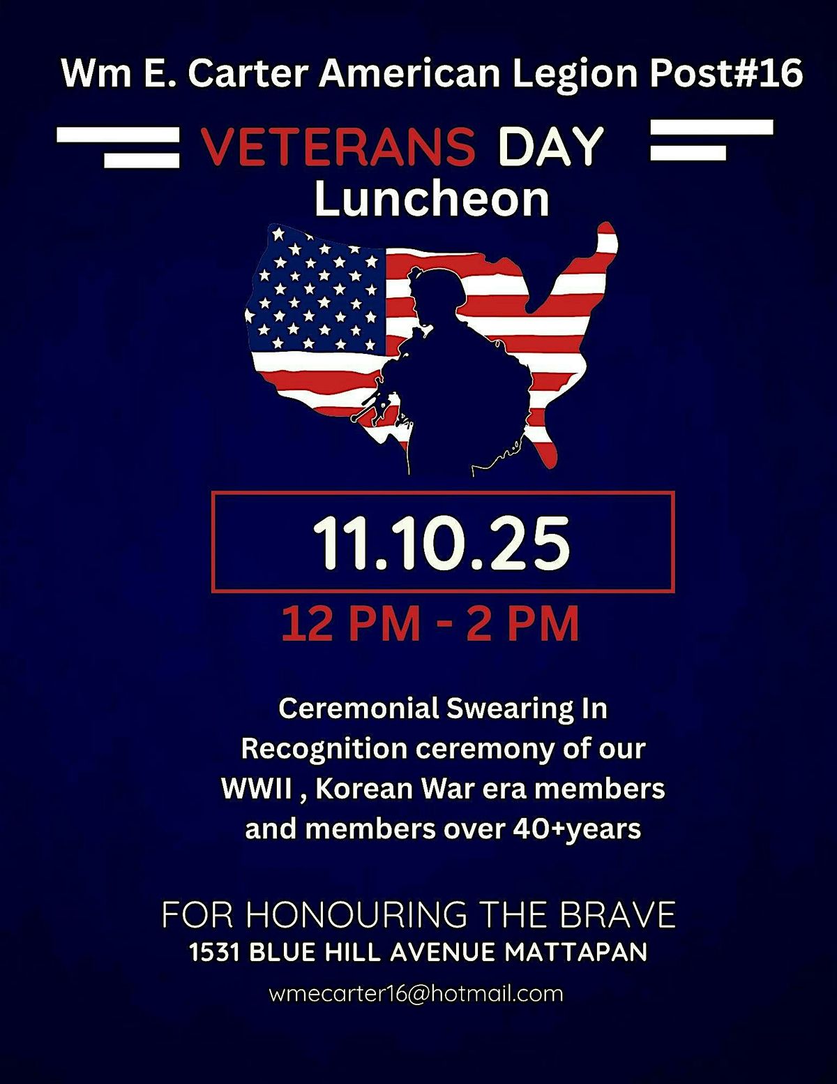 Veterans day luncheon