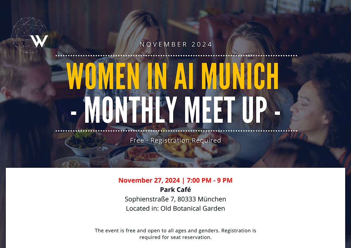 Women in AI Munich - Monthly Meet-Up - November 2024