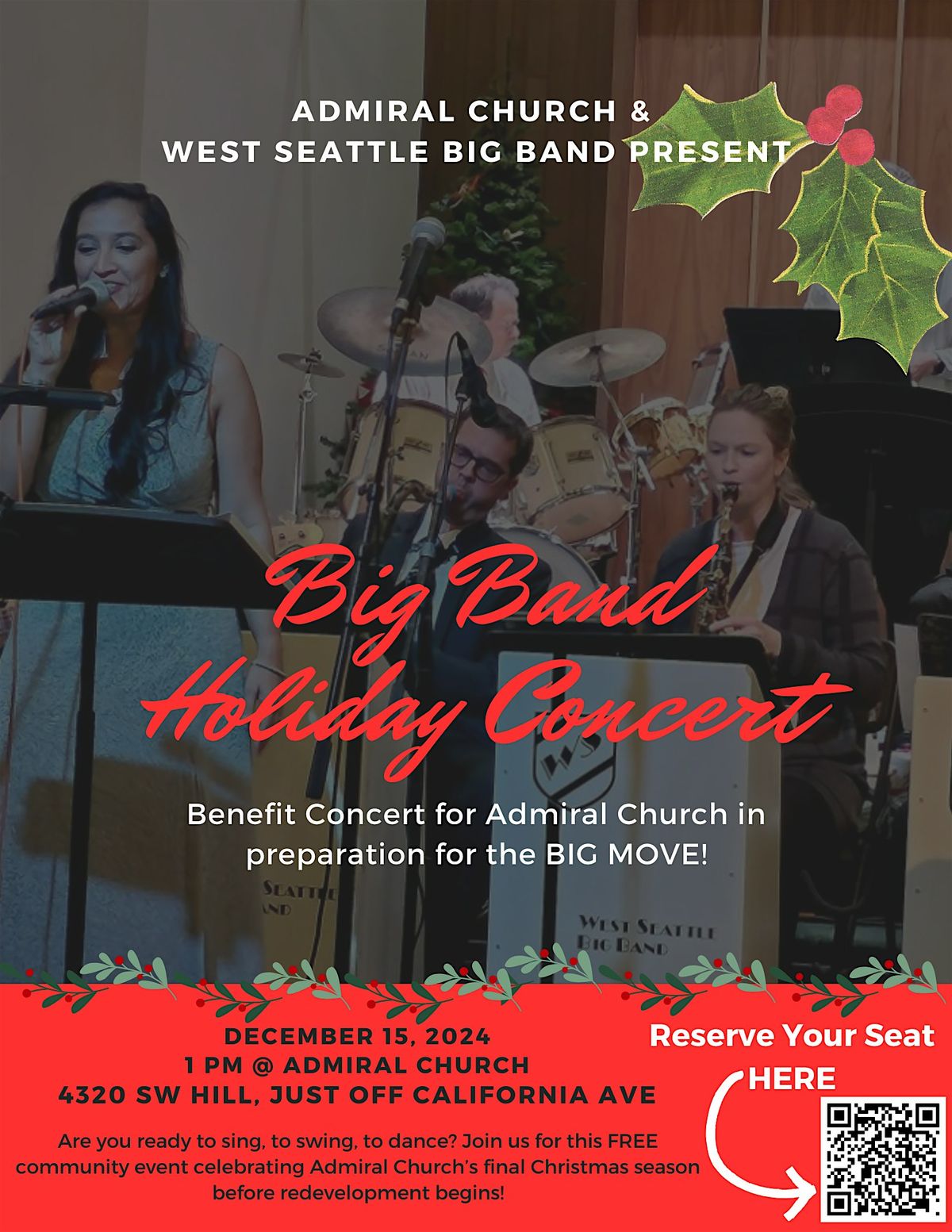 West Seattle Big Band LIVE IN CONCERT!