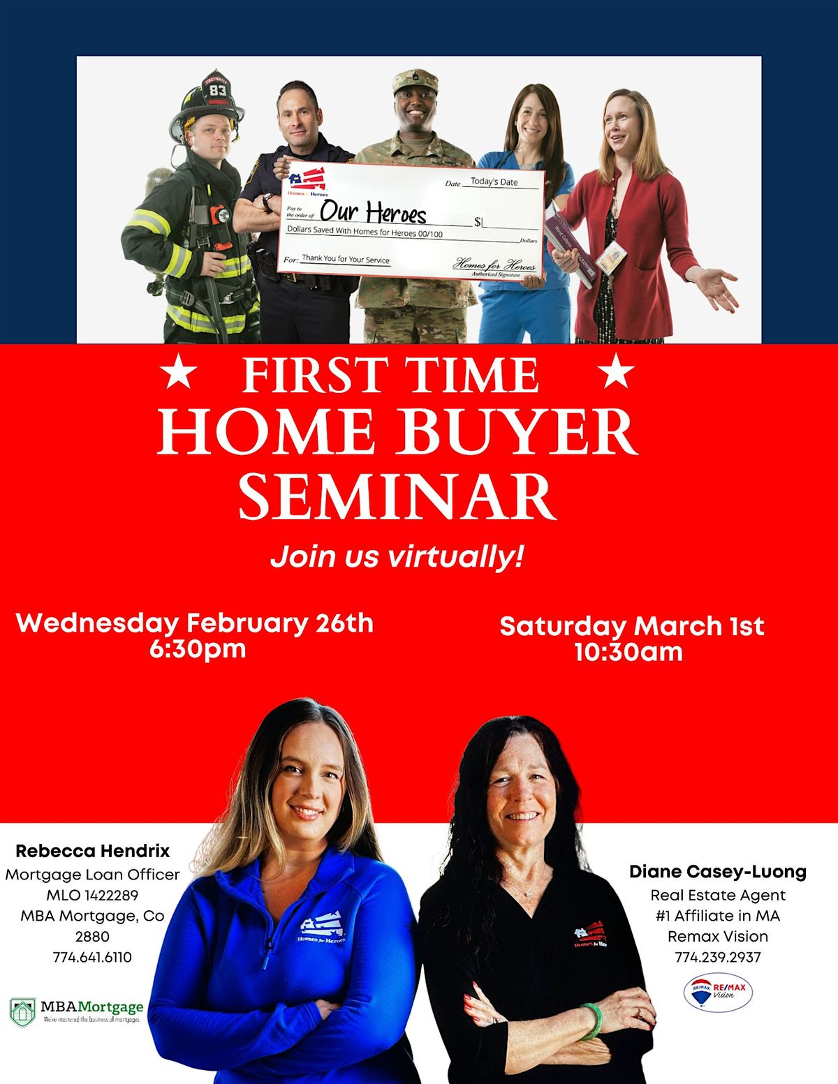 Virtual First Time Homebuying Seminar