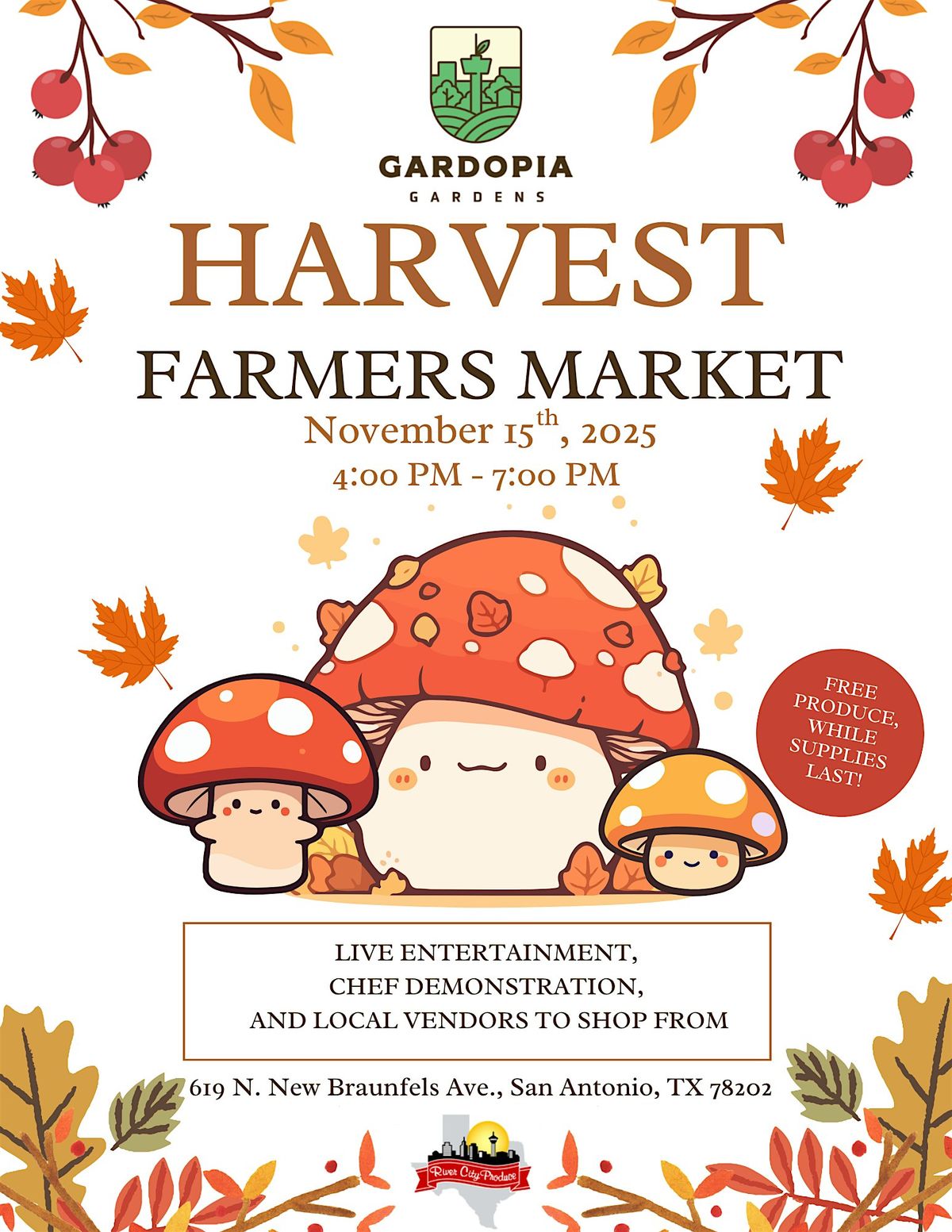 Gardopia Gardens Harvest Farmers Market