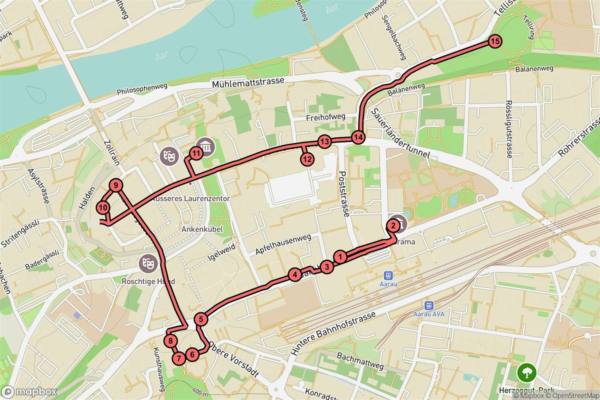 Aarau Audio Tour: Stories of Telli\u2014Between History and Modern Marvels