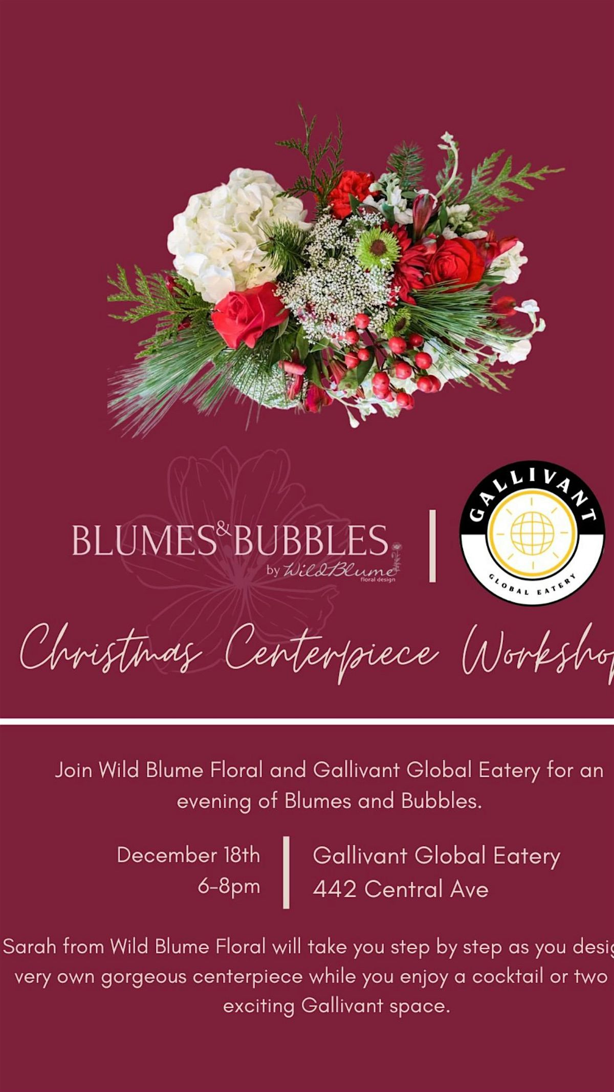 Christmas Centerpiece Workshop