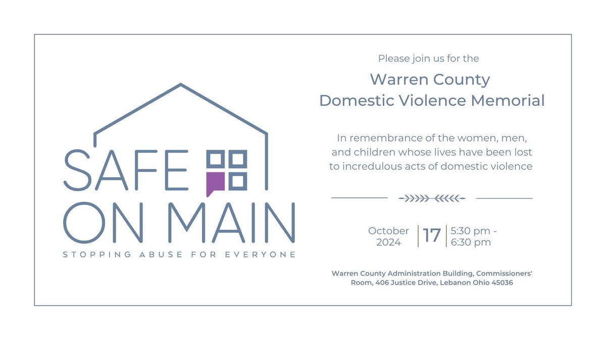 Warren County Domestic Violence Memorial