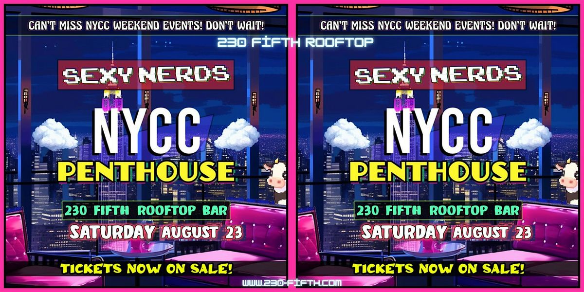 Sexy Nerds: Anime Skyline @230 Fifth Rooftop