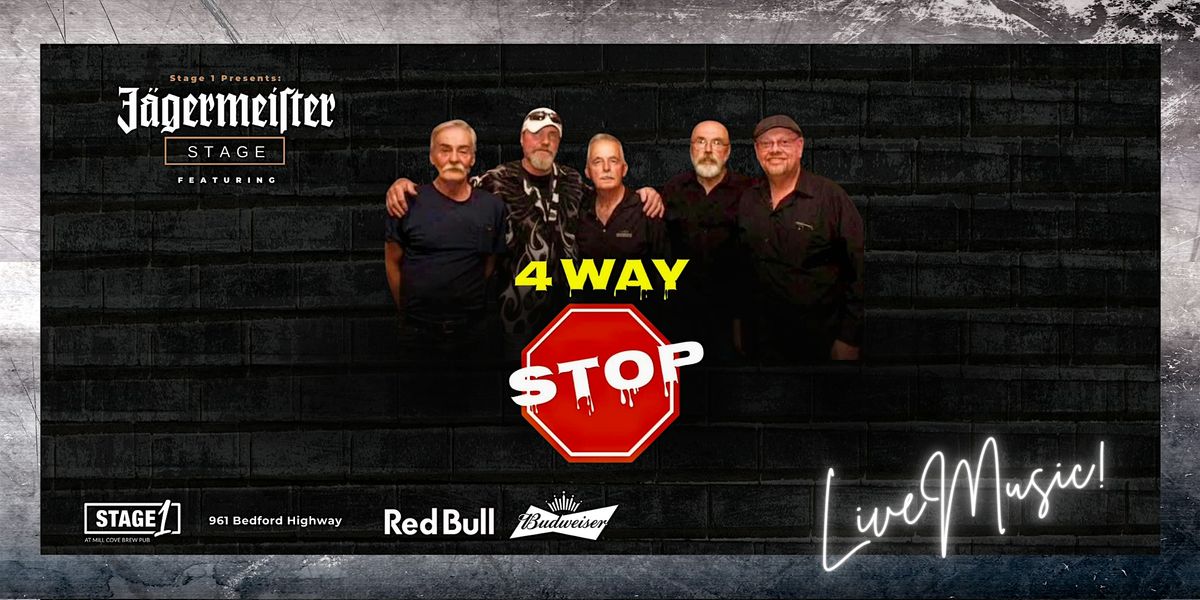 4 Way Stop Live at Stage1 \u2013 Mill Cove Brew Pub