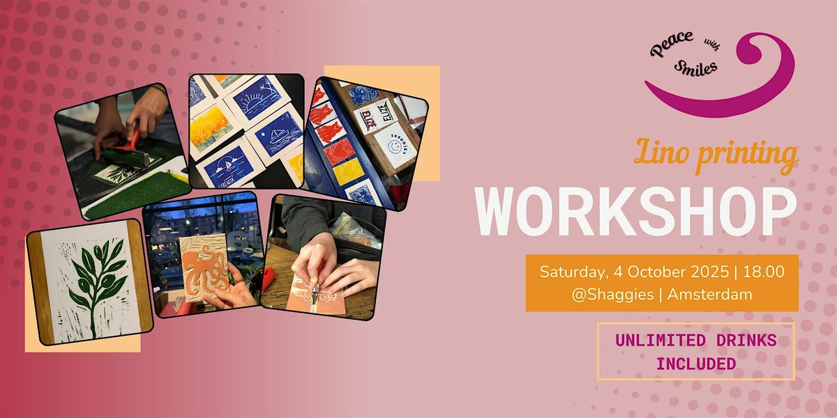 Lino printing for Peace | unlimited drinks incl.