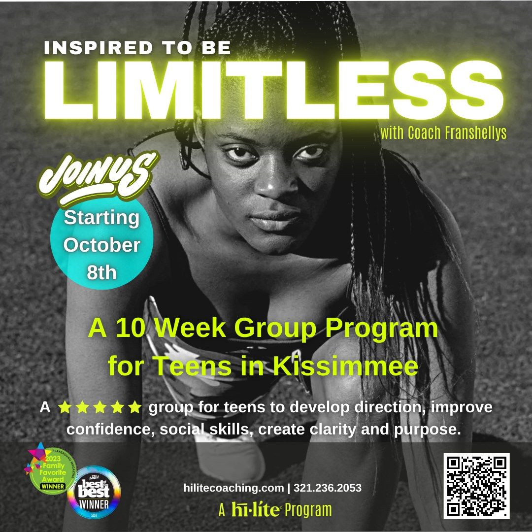 Inspired to be LIMITLESS! A teen program with Coach Franshellys