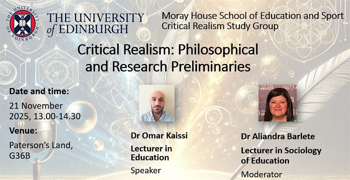 Critical Realism: Philosophical and Research Preliminaries