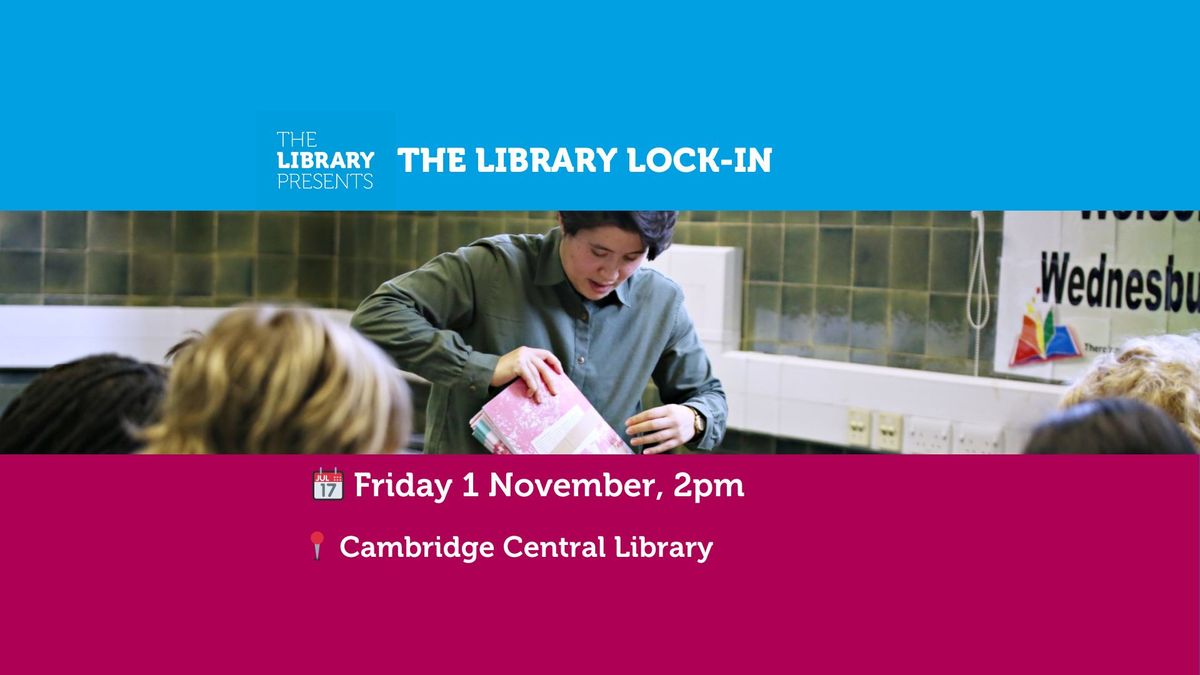 Murder Mystery Activity; The Library Lock-In 