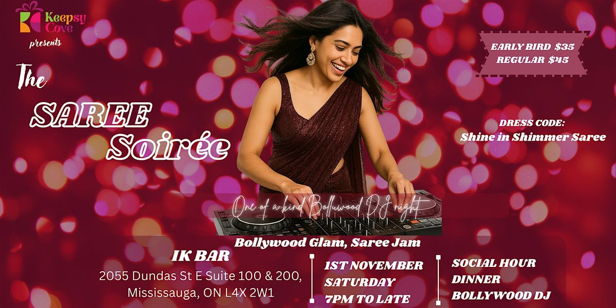 The Saree Soiree- Bollywood DJ Night (Women Only)