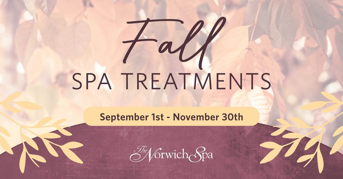 Fall Spa Treatments!