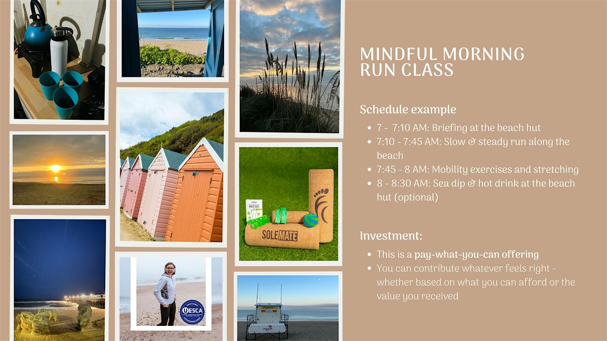 Mindful Morning Run Class in Bournemouth