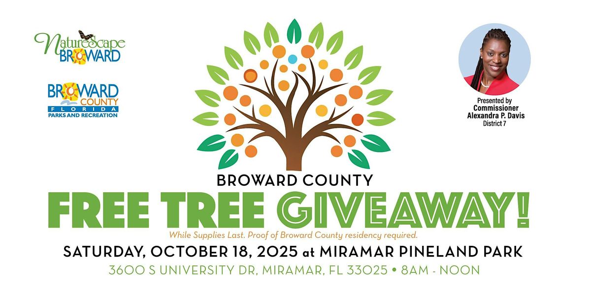Broward County Free Drive-Thru Tree Giveaway