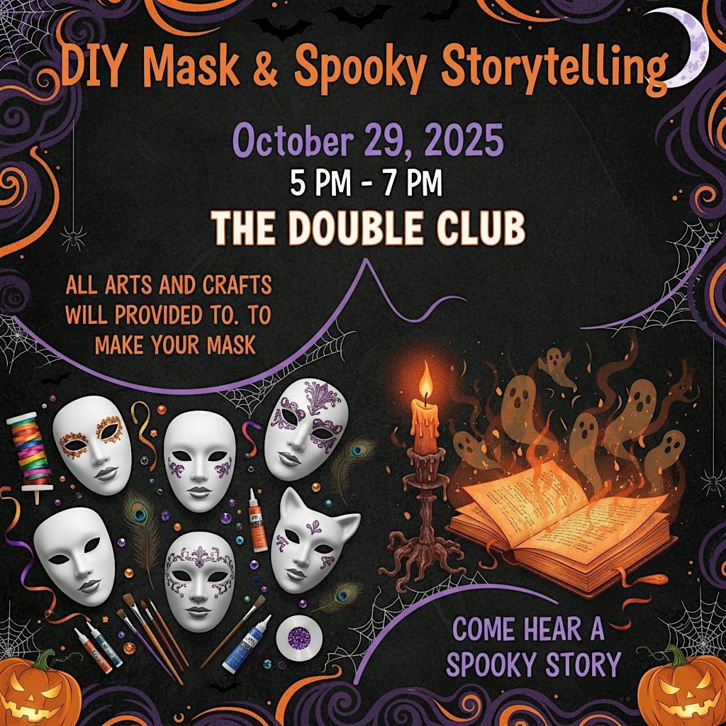 DIY mask making & spooky storytelling
