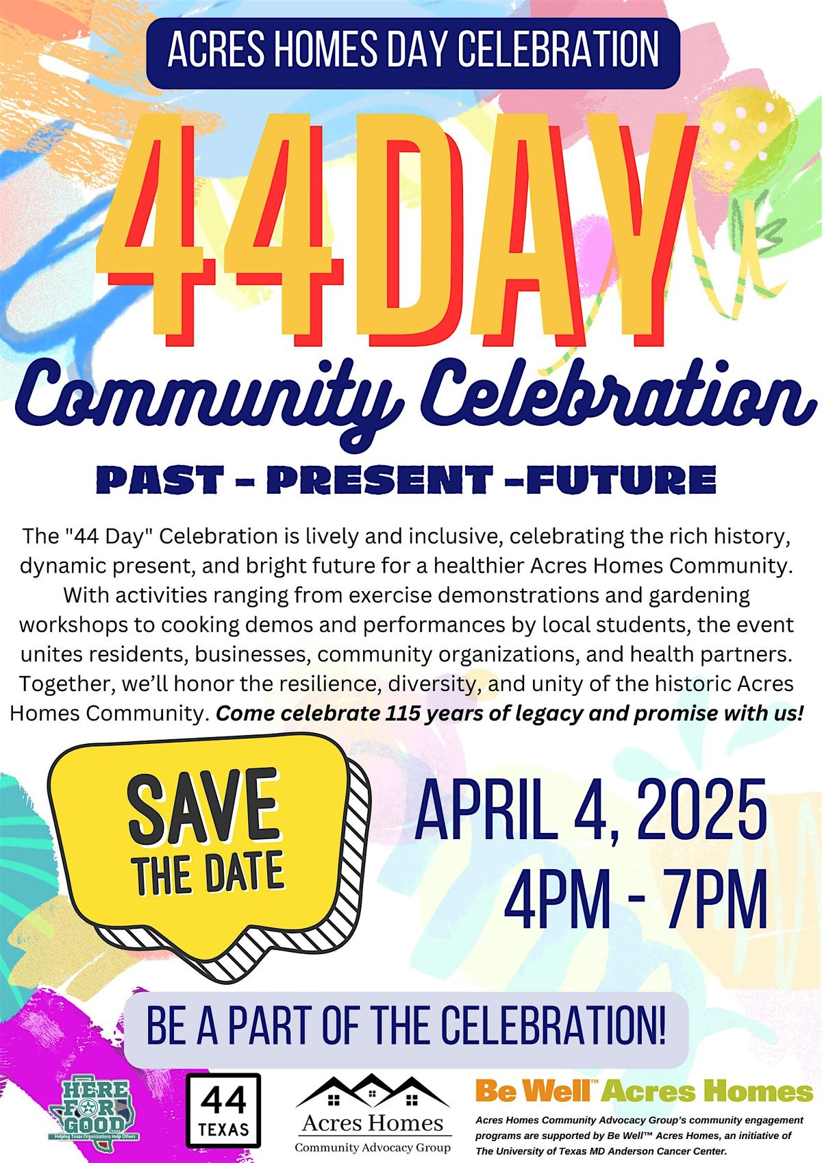 44 Day Acres Homes Community Celebration