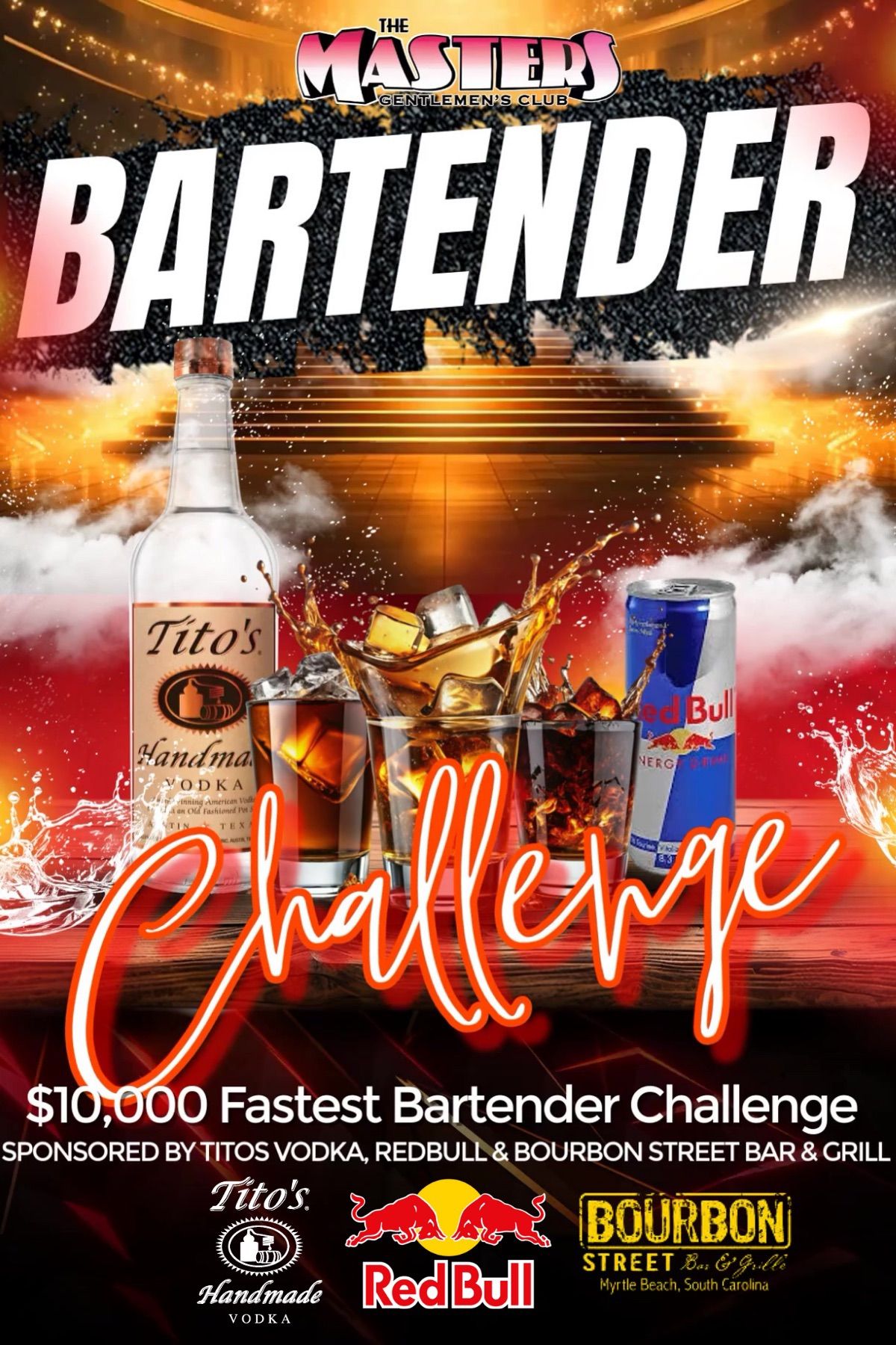 1st qualifier for $10,000 Fastest Bartender Challenge 