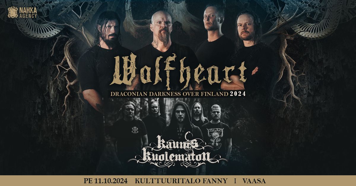 Volume Live: Wolfheart + Kaunis Kuolematon @ Kulttuuritalo Fanny 11.10.2024 