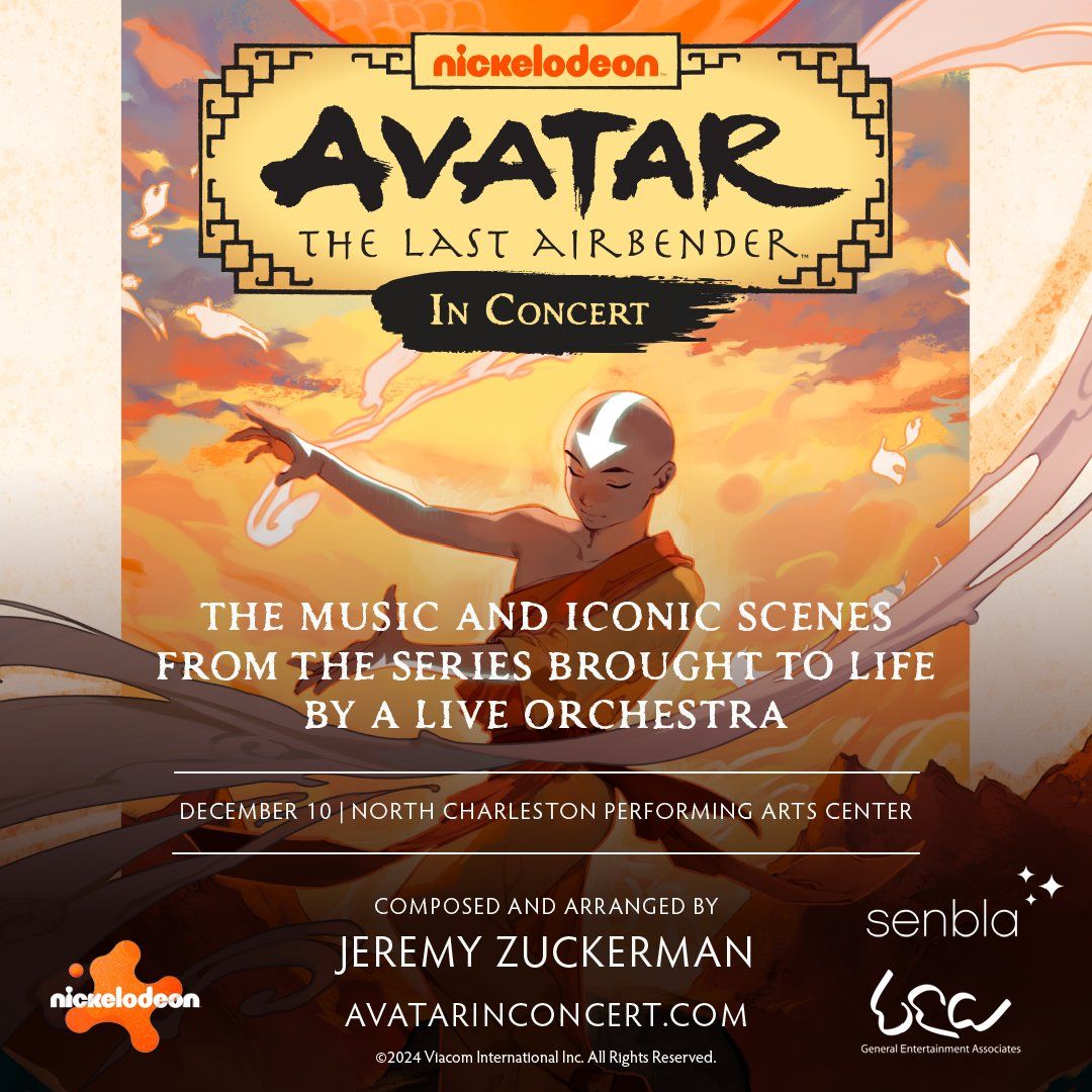 Avatar The Last Airbender In Concert at North Charleston Performing Arts Center