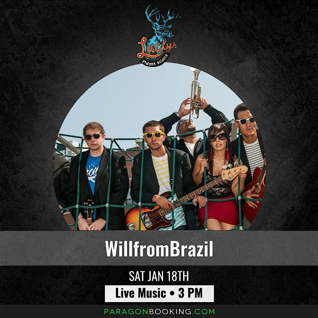 2nd Street Patio Party :  Live Music in Roosevelt Row Phoenix Arizona featuring WillfromBrazil at Luckys Indoor Outdoor