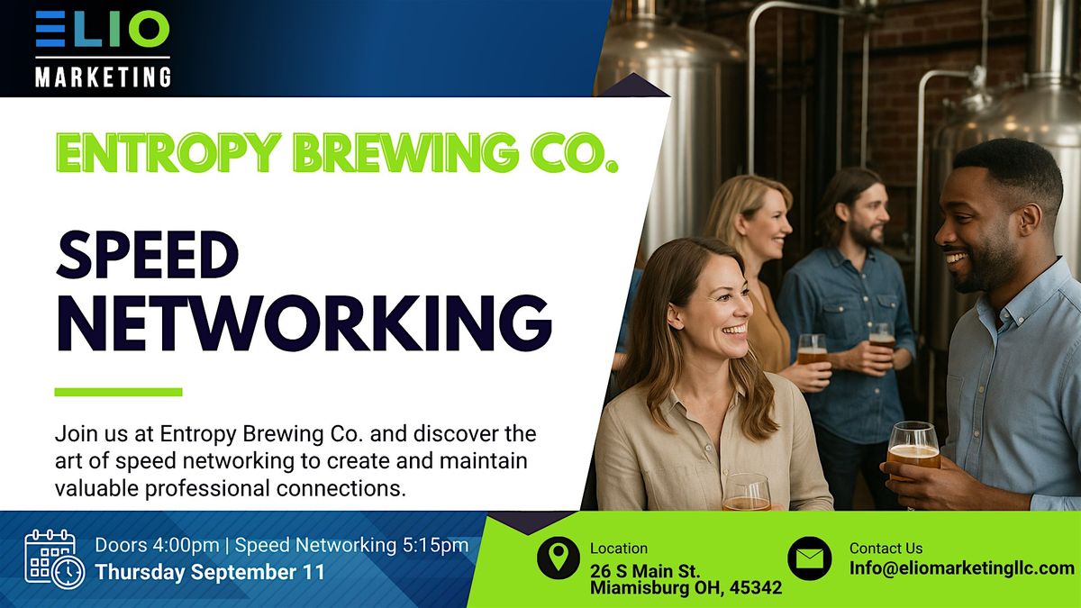 Speed Networking at Entropy Brewing Co.