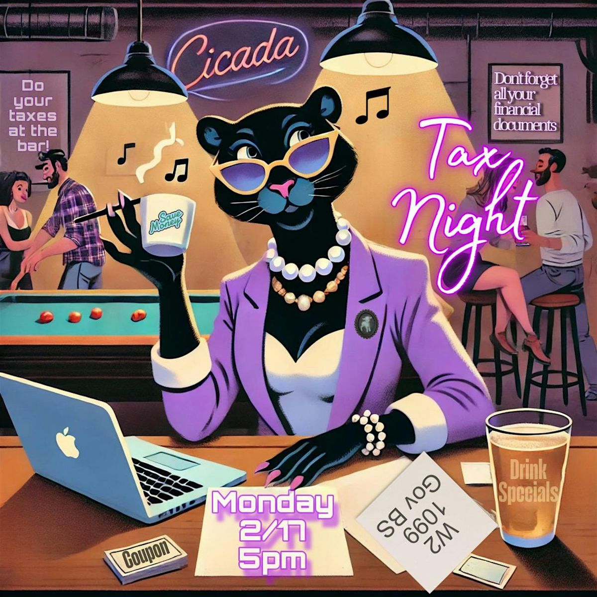 Tax Night at Cicada