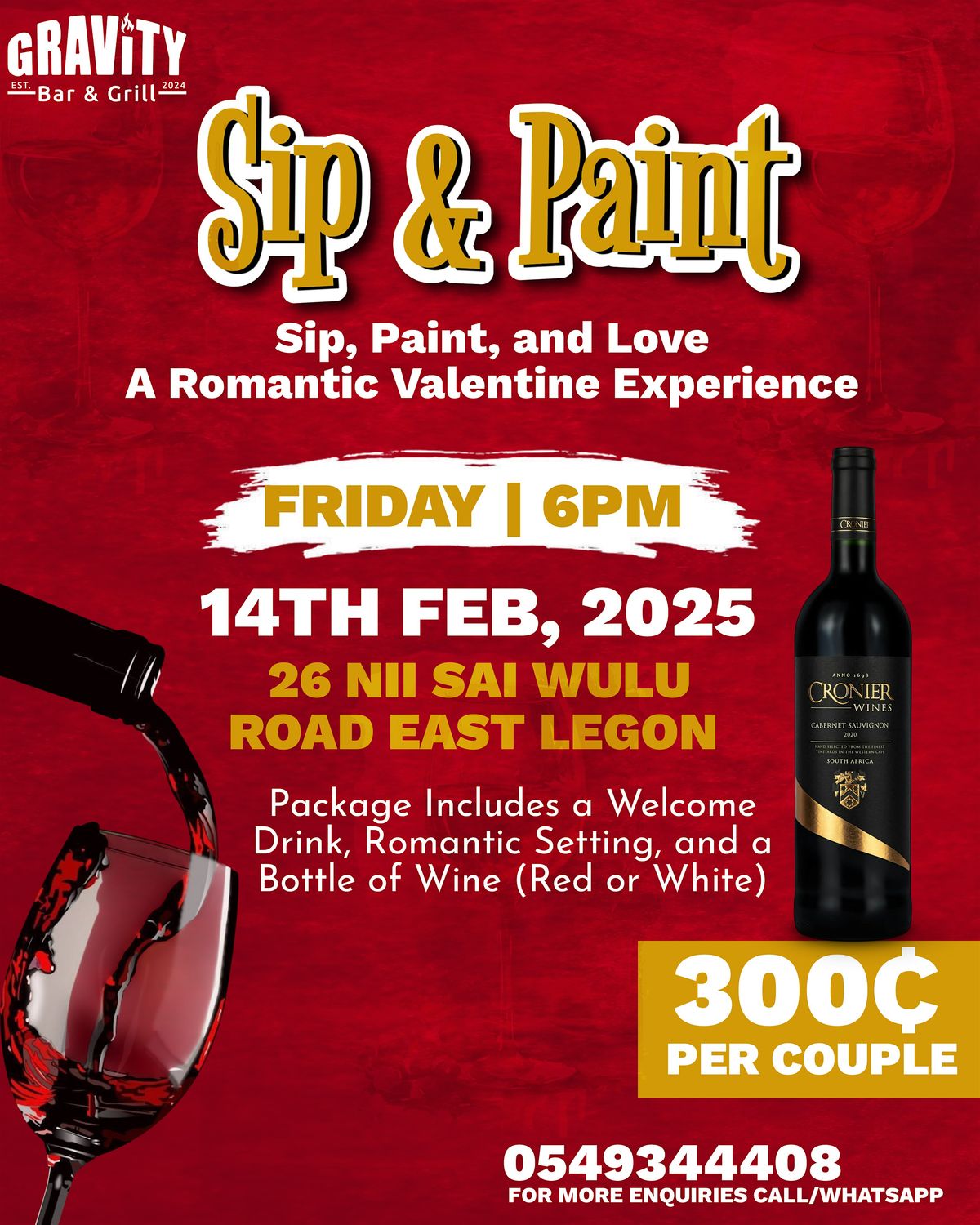 Val's Day - Sip And Paint