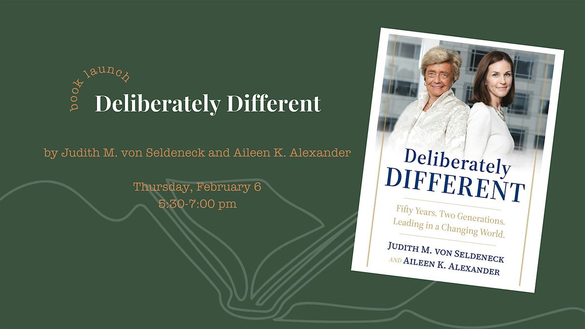 Book Launch: Judith M. von Seldeneck and Aileen K. Alexander