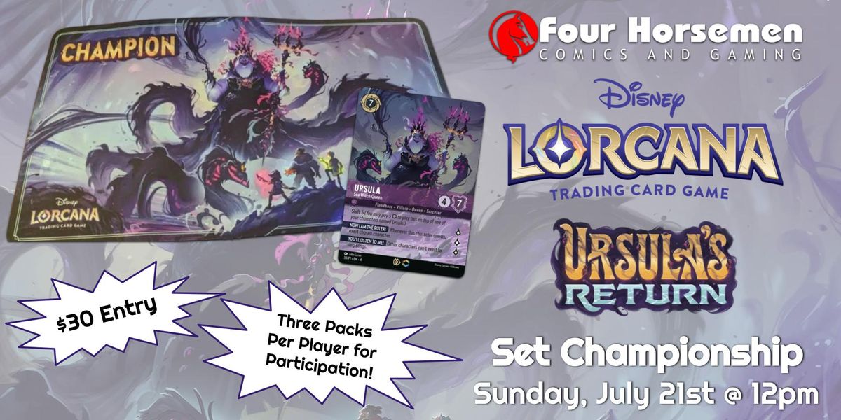 Disney Lorcana Ursula's Return Set Championship