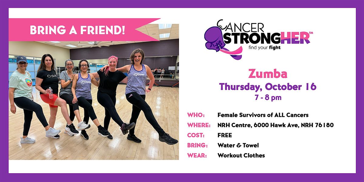 Cancer StrongHER Zumba  \u2014 October 16, 2025