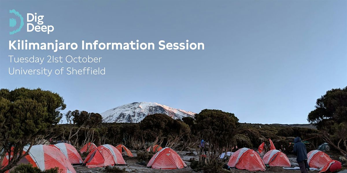 Sheffield Kilimanjaro 2026 Information Session