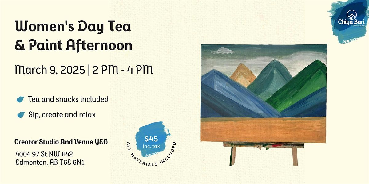 Women's Day Tea and Paint Afternoon