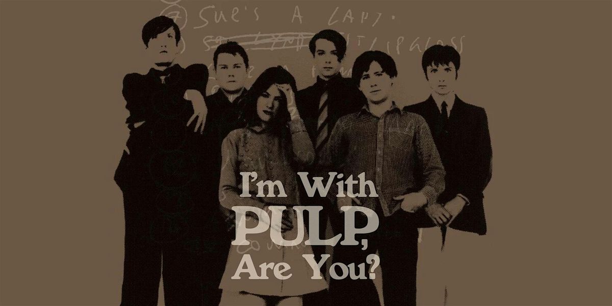 I'M WITH PULP, ARE YOU?\u2014 An Evening with MARK WEBBER of PULP + DEAN WAREHAM