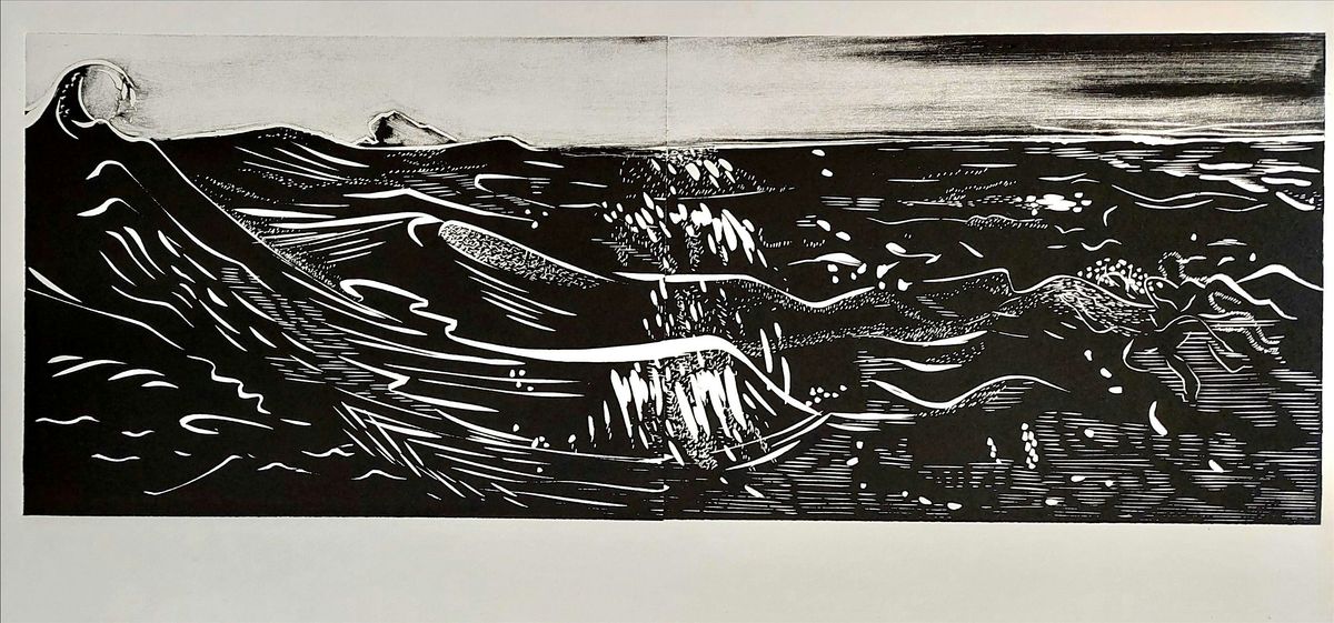 Black and White Woodcut Printing Masterclass with Merlyn Chesterman