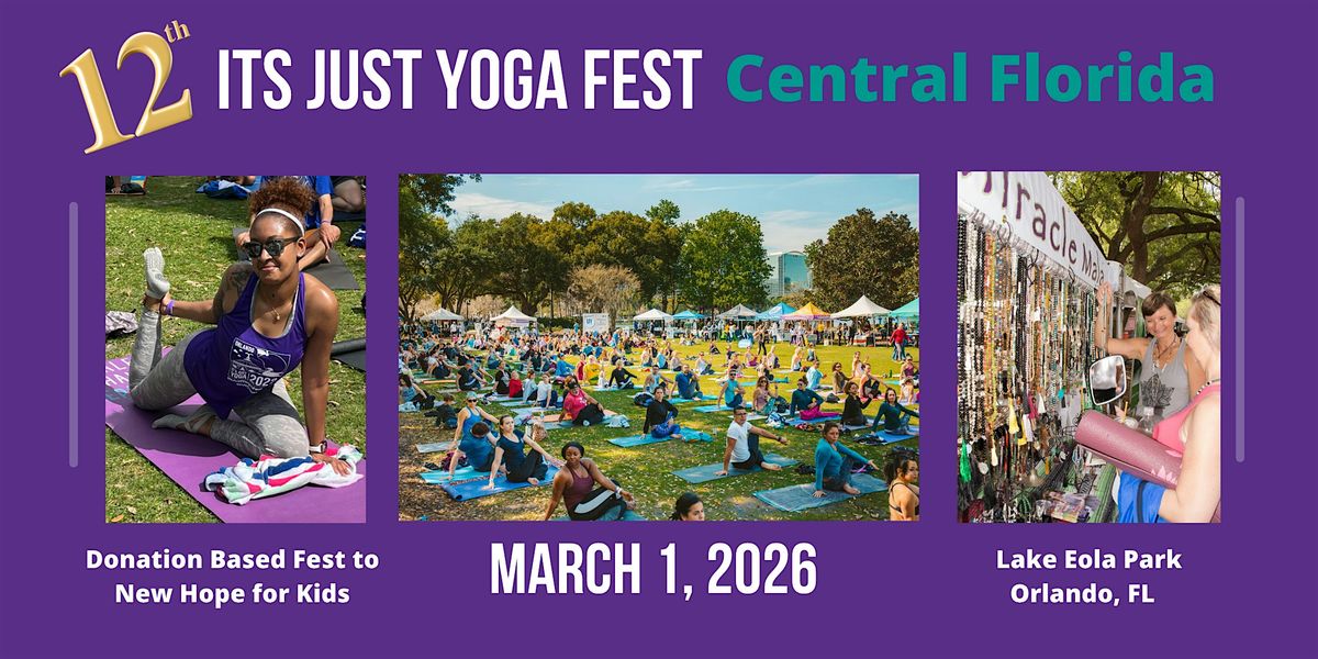 12th Annual It's Just Yoga Health & Fitness Festival