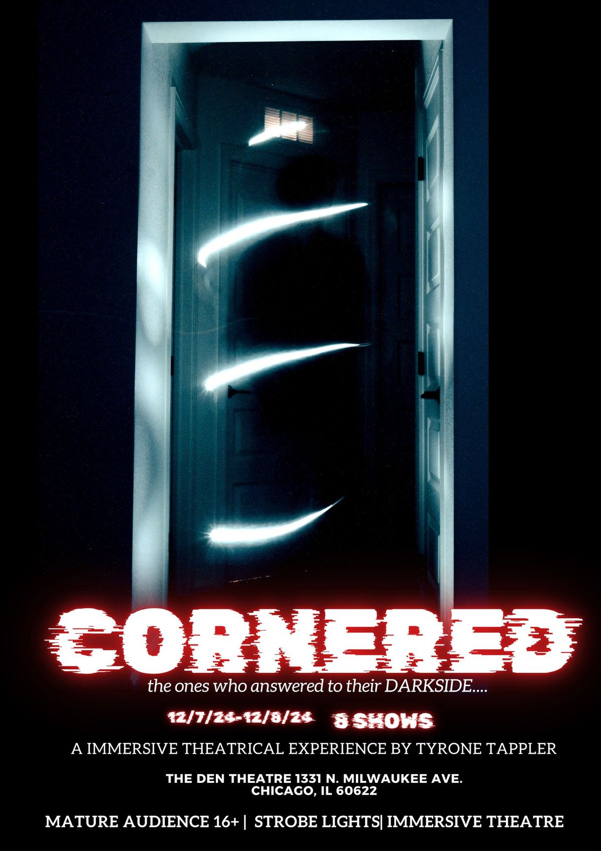 CORNERED \u201cThe Immersive Experience\u201d A Tyvison Production