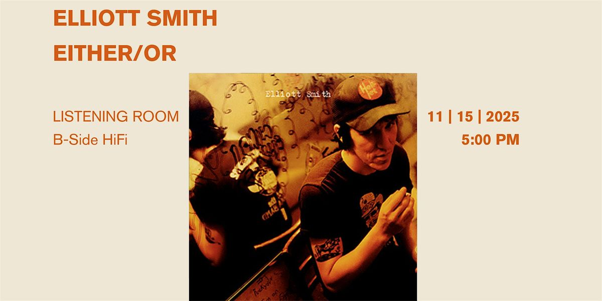 Elliott Smith: Either\/Or