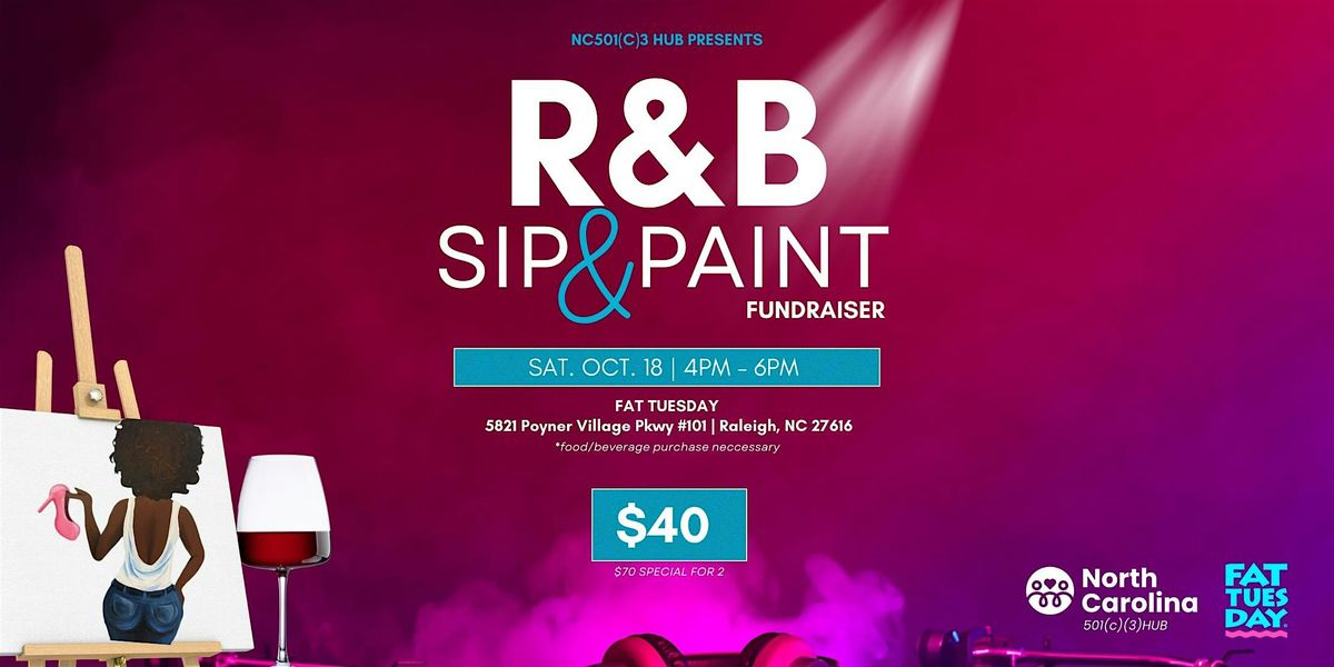 R&B Paint & Sip Fundraiser