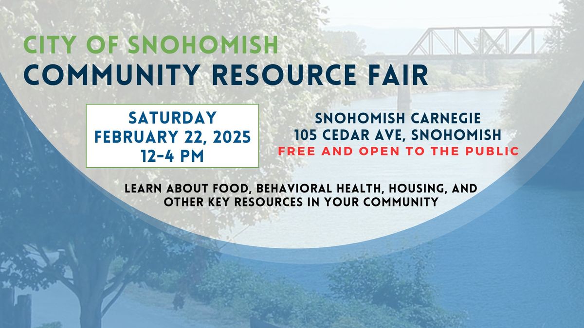 City of Snohomish Community Resource Fair