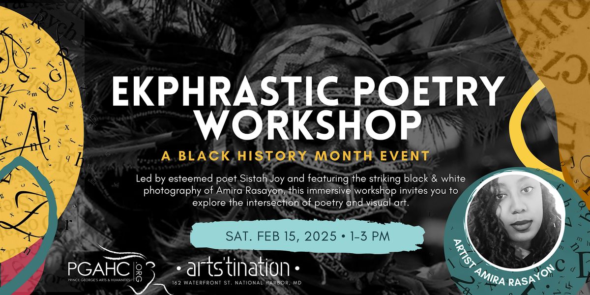 Ekphrastic Poetry Workshop - A Black History Month Event