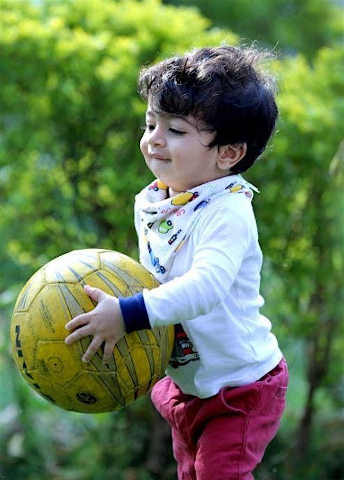 HLT Tots Football (2-5 years) - Book via Healthy Lifestyles page.