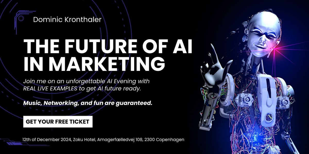 Future of AI in marketing: Let Robots do the work while you day drink :)