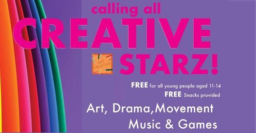 Creative Starz! FREE for young people aged 9-14