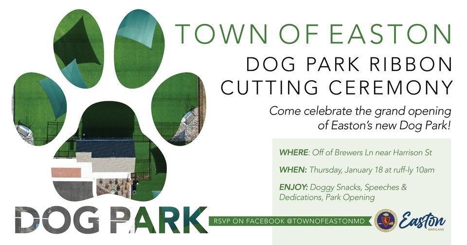 Easton Dog Park ribbon cutting ceremony, Easton Dog Park, 18 January 2024