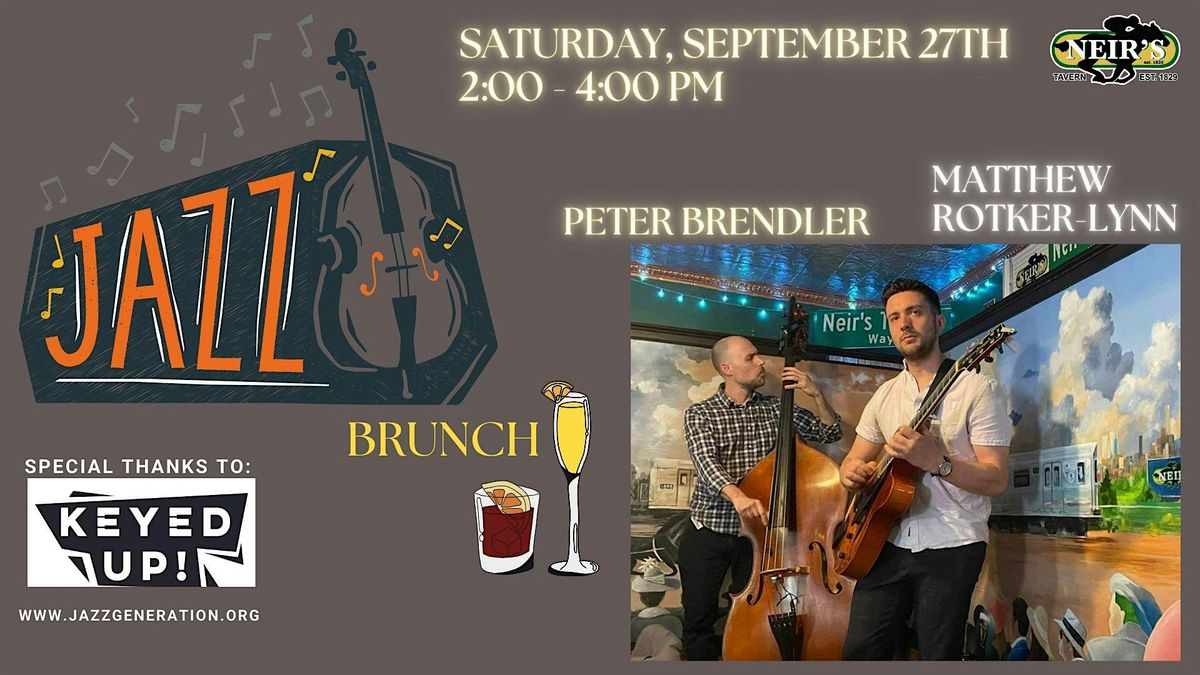 JAZZ BRUNCH FEAT. PETER BRENDLER + MATTHEW ROTKER-LYNN