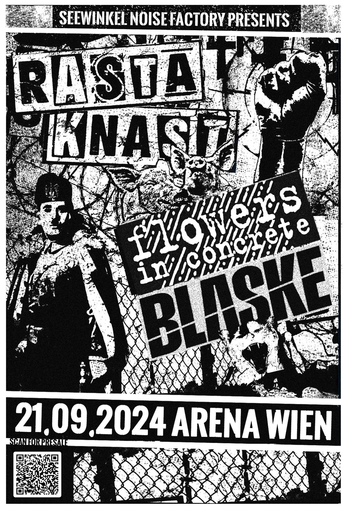 Rasta Knast + Flowers In Concrete + Blaske I Arena Wien