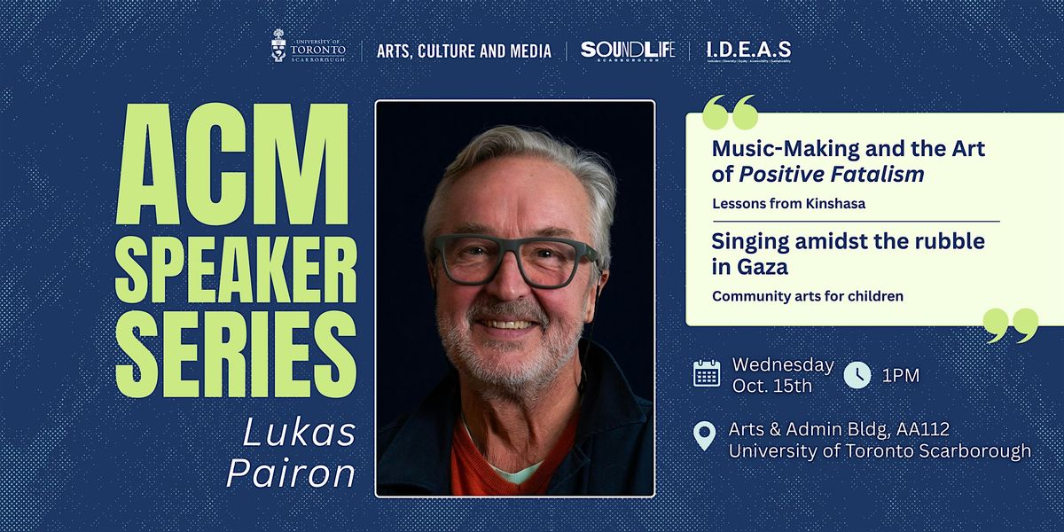 ACM Speaker Series: Lukas Pairon