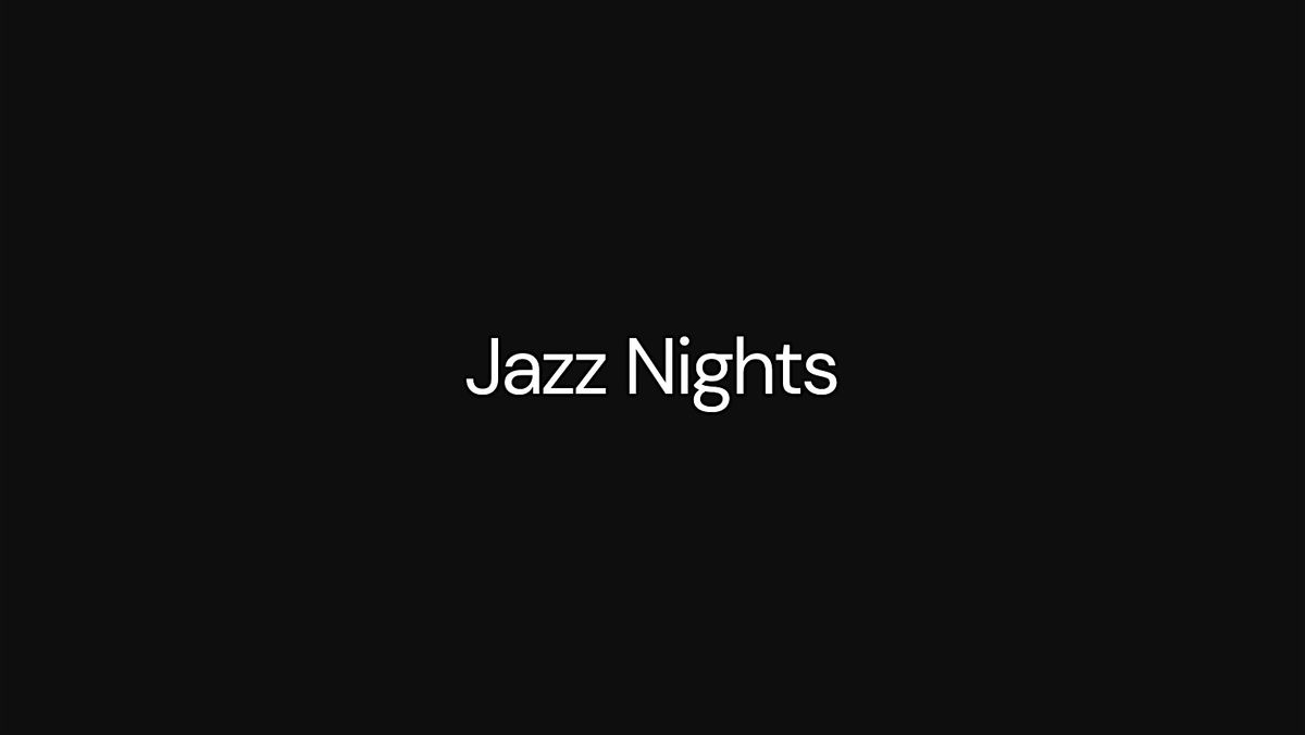 Jazz Nights November