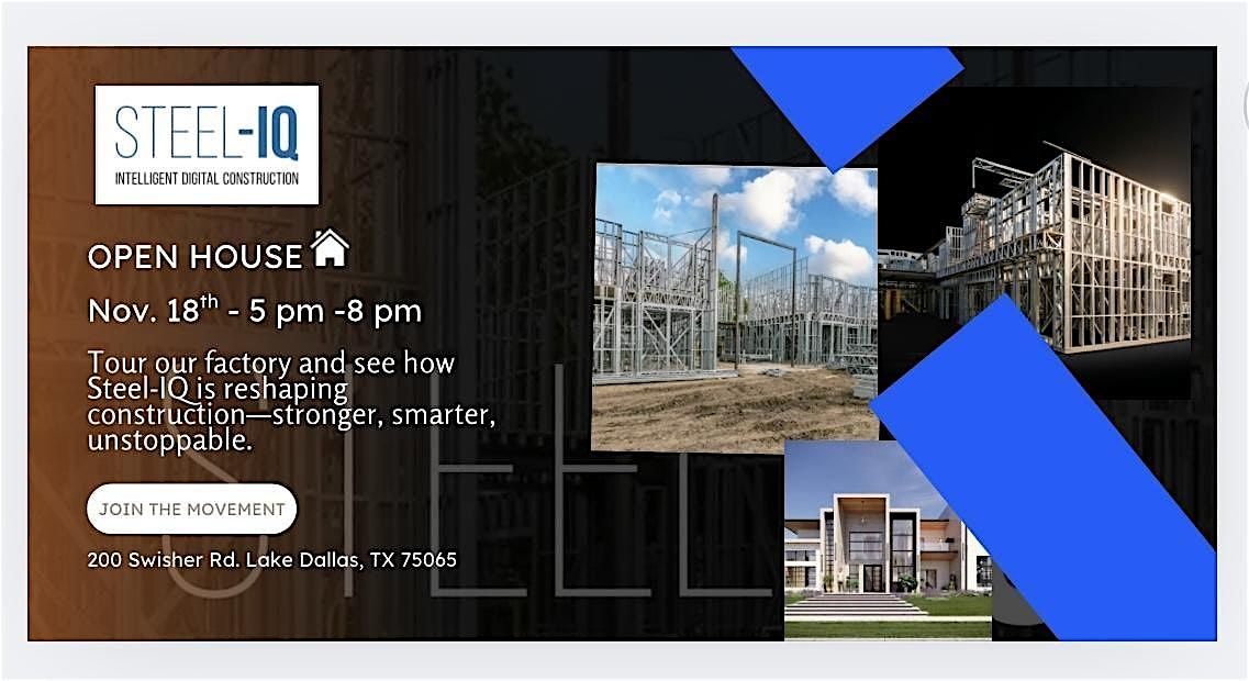 "Forge the Future: Construction Innovation Open House"